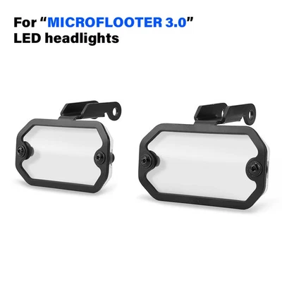 Motorcycle LED Headlight Protector Fog lights Cover For MICROFLOOTER 3.0 LED - Bild 1 von 4