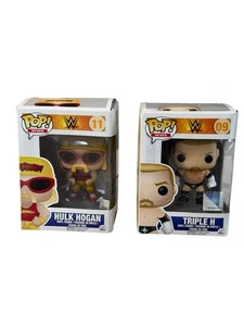 Funko Pop! Vinilo: WWE - Triple H #09 & Hulk Hogan #11 Lote de 2 Lucha Libre - Imagen 1 de 6