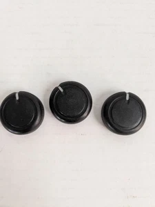 2001-2005 Honda Civic AC Heater Knobs Black Set of 3 OEM - Picture 1 of 2