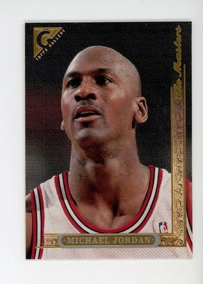 1995-96 Topps Gallery - The Masters Michael Jordan #10 HOF Chicago Bulls Nice! - Image 1 of 2