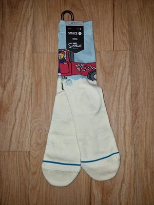 Stance X The Simpsons Homer Simpson Mr Plow Unisex Casual Socks Size 8.5 To 12.5