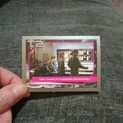 💥T2 Terminator 2 Judgment Day Impel 1991 #72 are theses authorized personnel  - Image 1 of 2