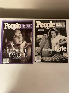 Elizabeth Taylor And Katharine Hepburn People Tribute Magazines.  - Bild 1 von 5