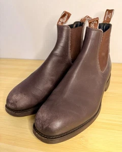 RM Williams Leder Chelsea Handwerker Stiefel Herren AUS Größe 9 H, Kastanie - Bild 1 von 11