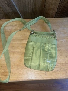 Lug Hopper Mini Crossbody Bag Small Travel Everyday Purse Green Adjustable - Picture 1 of 9