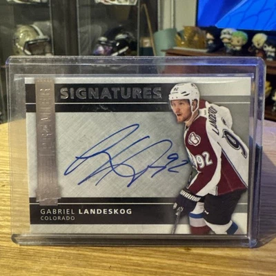 2014-15 Gabriel Landeskog Upper Deck Premier - Premier Signatures  - Image 1 of 2