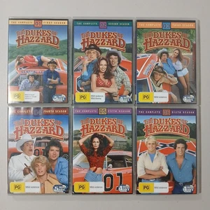 The Dukes of Hazzard DVD Original Series Seasons 1-6 Region 4 - VGC - Picture 1 of 9