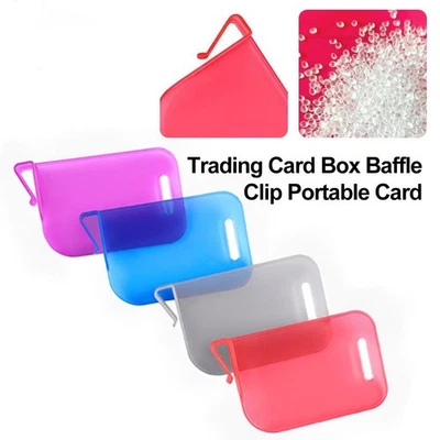 Caja de tarjetas coleccionables deflector clip tarjeta de juego caja multicapa espacio para tarjetas para tablero S2E6 Foto 1 de 4