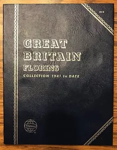 Nuevas carpetas Whitman de Gran Bretaña Florins 1941 hasta la fecha #8010 - Imagen 1 de 3