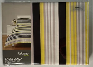 Juego de funda de almohada funda de edredón cama individual estilo Casablanca - Urbane Home - Nuevo - Imagen 1 de 8