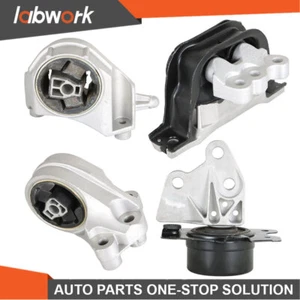 Labwork Engine Motor & Trans Mount Kit of 4 For Chevrolet Equinox 2010-2017 2.4L - Picture 1 of 12