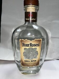 Four Roses Small Batch 750 ml Empty Whiskey Bottle w/ Cork
