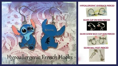 Pendientes O Collar Puntada #2 *OPCIONES* Hipoalergénico O Clip On Foto 1 de 4