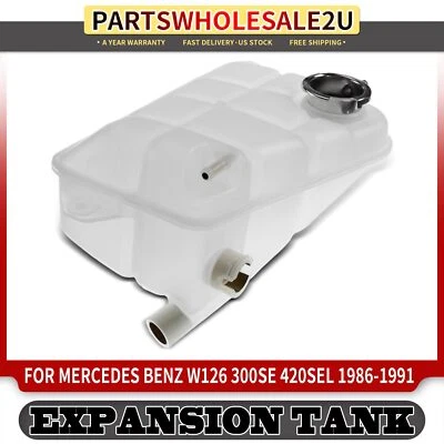 1x Depósito de refrigerante presurizado para Mercedes-Benz W126 300CD 380SE 450SE 560SEL Foto 1 de 4