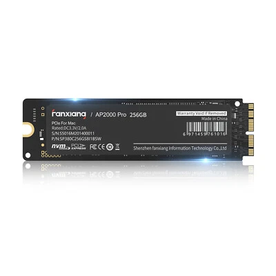 Fanxiang 512G 1TB 2TB NVMe SSD For Macbook Air A1369 A1465 A1466 Pro A1502 A1398 - Image 1 of 4