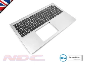 Dell Inspiron 15-3510/3520/3530-Series Silver Palmrest & UK ENGLISH Keyboard - Zdjęcie 1 z 3