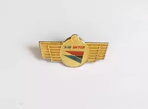 Rara aerolínea nacional francesa Air Inter - Alas de piloto Jr de metal fundido a presión - Imagen 1 de 2