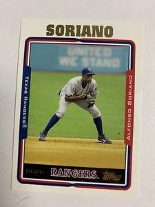 2005 Topps Alfonso Soriano Texas Rangers - Picture 1 of 1