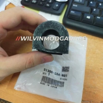 Buje estabilizador delantero genuino 1999-2002 Honda CR-V 51306-S04-N01 Japón OEM Foto 1 de 4