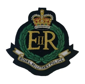 Royal Military Police Regiment Draht bestickt Blazer Abzeichen - RMP Abzeichen - Bild 1 von 1