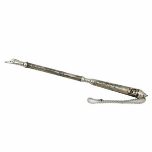 Elegant Nickel Plated Yad Torah Pointer 23 Cm -filigree And Choshen Motif - Picture 1 of 6