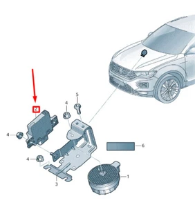 Volkswagen T-ROC A11 Footnote Sound Control Unit 2GA907159 NEW GENUINE - Picture 1 of 1