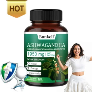 Ashwagandha Capsules - Balance Emotions, Relief Stress,Promoting Relaxation - Picture 1 of 14