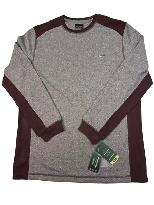 Camisa térmica de golf Greg Norman para hombre talla M Attack Life RapiDry granate manga larga Foto 1 de 4