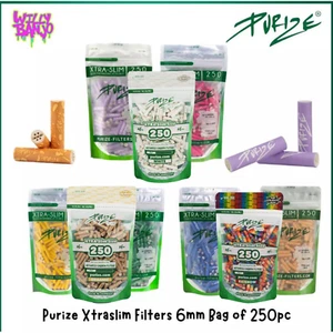 Puntas de filtro extra delgadas activadas por carbón Purize carbón cucaracha - Paquete de 6 mm - 250 - Imagen 1 de 29