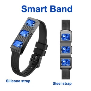Fitness Health Smart Watch Screenless Heart Rate Blood Monitor Activity Tracker - Picture 1 of 12