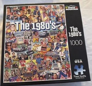 Rompecabezas WHITE MOUNTAIN "Los años 80" 1000 PIEZAS - Imagen 1 de 2