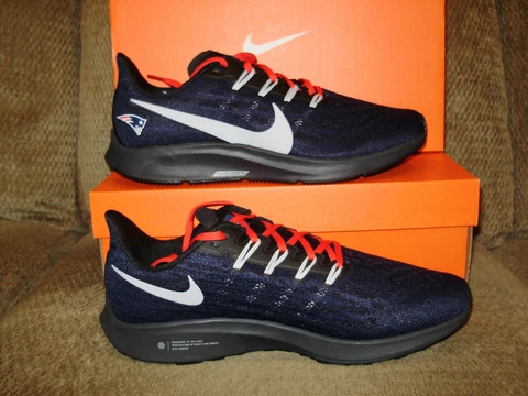NFL New England Patriots NIKE AIR ZOOM PEGASUS 36 CI1941 400 Men's Shoes 11.5M Cover
