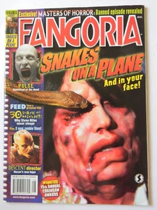 FANGORIA : ISSUE 255 : HORROR : FEED/SNAKES ONA PLANE/PULSE : 2006 : VG - Picture 1 of 6