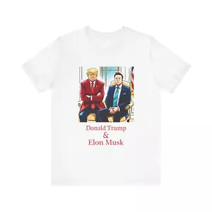 Unisex Jersey Short Sleeve Tee (Donald Trump & Elon Musk) - Picture 1 of 13