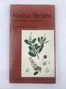 Native Shrubs of Southern California PB by Raven Peter H. Guide 15 1970 - Picture 1 of 10