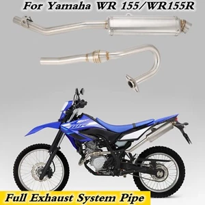 Stainless Steel Full Exhaust Muffler Pipe System For Yamaha Wr 155/wr155r 21-23 - Picture 1 of 12