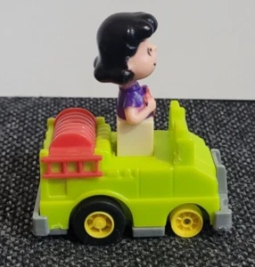 McDonalds Happy Meal Lucy Peanuts Green Firetruck Popmobile Vintage 80s Toy 1989 - Bild 1 von 5