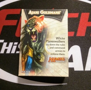 1 Empty Deck Box - AJANI GOLDMANE - NM/SP Condition - Magic MTG FTG - Picture 1 of 1