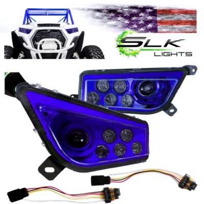 Polaris RZR LED Headlight Non Halo XP Turbo 1000, 900, General (Blue Non Halo) - Image 1 of 4