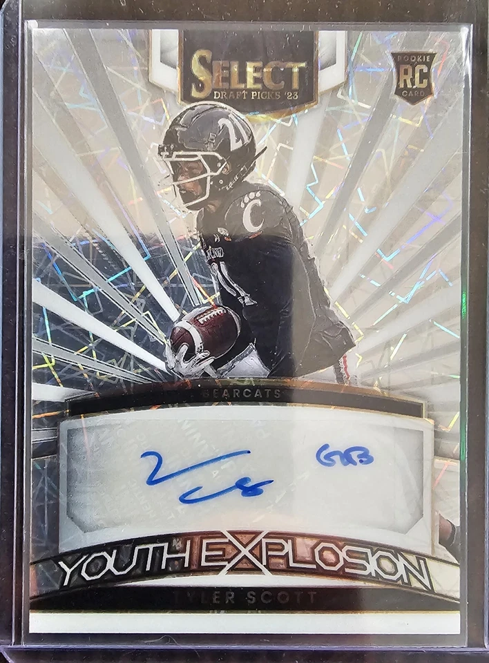 2023 Select Tyler Scott Youth Explosion White Lazer /49 Auto - Image 1 of 2