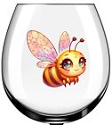 x12 Bumble bee glass vinyl decal stickers Colour nm499