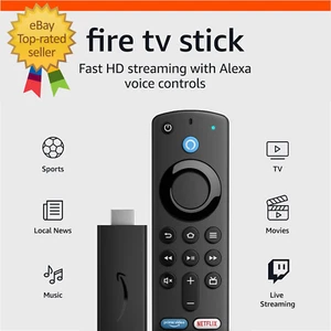 Stick, Sharp Picture Quality Fast Streaming Free & Live TV Alexa - Picture 1 of 12