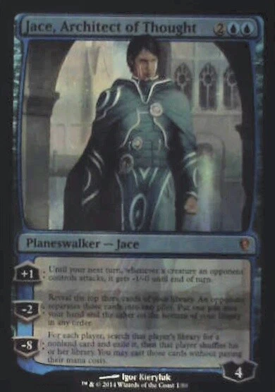 Jace, Architect of Thought - Duel Decks: Jace vs. Vraska: #1 - Foil Nm R246 - Image 1 of 1