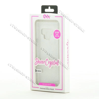 Case-Mate SHEER CRYSTAL Sparkle Effect Case For Samsung Galaxy Note 9 - Clear - Image 1 of 4