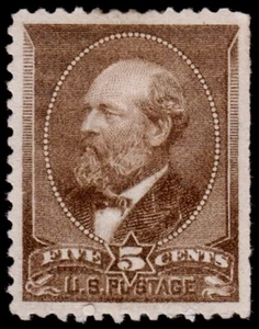 United States Scott 205 (1882) Mint HR OG F-VF, CV $240.00 C - Picture 1 of 1