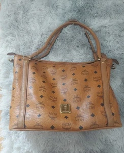 MCM Damen Tasche, Cognac, Visetos/Leder, Logodesign - Bild 1 von 13