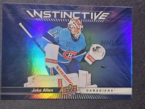 23-24 Upper Deck Jake Allen Instinctive 🚨🚨🚨 Montreal Canadiens  - Picture 1 of 2