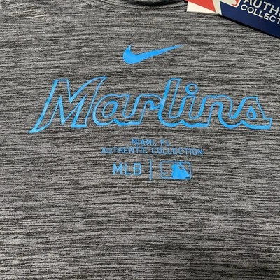 Camisa Dri-Fit Nike de los Miami Marlins para niños talla XL 18-20 manga corta auténtica MLB Foto 1 de 4