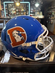 Casco Denver Broncos Throwback NFL Speed Replica Full Size Riddell - Foto 1 di 5