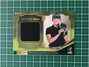 Epoch 2022 JLPGA Women’s Golf Rookies Winners Memorabilia Card Iwai Chirei Used - Picture 1 of 2